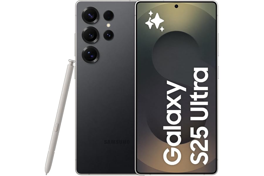 Samsung Galaxy S25 Ultra AI Phone (12GB RAM, 256 GB Storage, Titanium Black ) - UAE Version