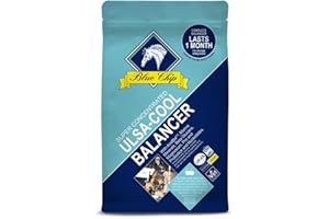 Blue Chip Ulsa Cool Feed Balancer (Super Concentrated) 3kg – Molasses-Free Horse Feed with Beta Glucans, Marine Minerals, Pre & Probiotics, Low Sugar & Starch