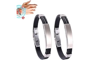 GEHANICO Oveallgo Apus Ion Therapeutisches Lympunclog Titan-Armband Pro Oveallgo Sugarfirm Elite Titanion Armband Zucker Kontrolle Armband Lymphe Unclog Titan Armband für Unisex