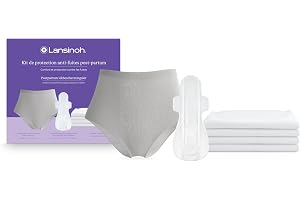 Lansinoh Moderskap essentials skydd för postpartumläckage | Komplett kit efter förlossningen, viktiga skydd och tillbehör, tr