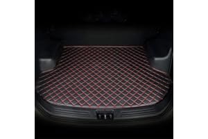 QWASZX Auto Kofferraummatte Kofferraumwanne für Mercedes-Ben-z GLB Class 5 Seats 2020 2021, Leder Wasserdicht Heckkoffer Frachtmatte Maßgeschneiderte Antirutsch Heckablage Boot Liner Tray Styling Zubehör