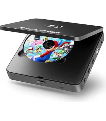 LONPOO HD Blu-Ray Disc Player for TV with HDMI and AV Cables