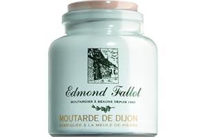 EDMOND FALLOT The French Farm Fallot French Dijon Old Fashioned Grain Senape in Stone Jar Crock 255,1 g