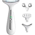 AZMAVO Multi-Functional Beauty Device - 4-in-1 Face, Neck, Eye & Body Massager | Red Light Therapy | Skin Lifting & Firming | Wrinkle & Dark Circle Reducer | Portable Face Sculpting Tool