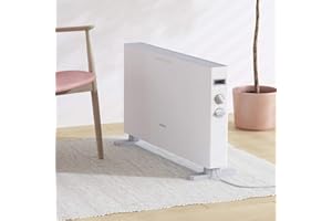 Smartmi Radiateur Électrique 2200W Convectif Économique Chauffage pour Salon Bureau Salle de bain Chambre à coucher à Trois Niveaux de Réglage Blanc 3 ans de Garantie