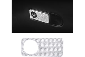 BLINGOOSE Bling Accessoires für Mercedes Copilot Aufbewahrungs Box Schalter Abdeckung Glitzer Aufkleber Zubehör für Benz A C E S Klasse CLA CLS GLA GLB GLC GLE GLK GLS Strass Metall