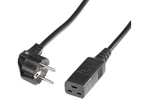 ‎ROLINE ROLINE Netzkabel Schutzkontakt- IEC320-C19 16A, schwarz, 3,0 m