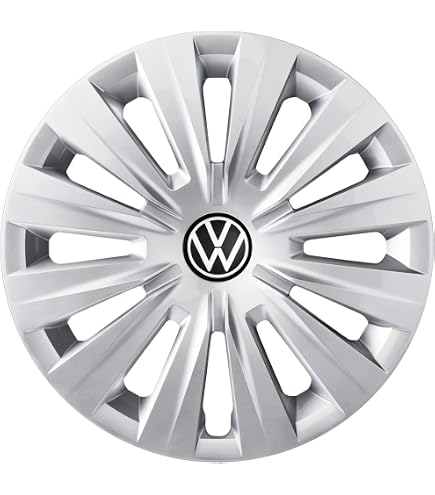 Copricerchio Originale Skoda 1ST601147BZ31 - 14 Pollici, Cromato Brillante, Per Cerchi In Acciaio, Adatto A Citigo Dal 2012 (1 Pezzo)