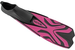 Seac Azzurra, Pinne da Snorkeling per Adulti e Bambini, Scarpetta Chiusa in morbida Gomma