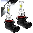 KWSLIN 2 Pack H11 LED Fog Light Bulbs, 40W 8000 Lumens Brighter Headlight 6000K Cool White IP68 Waterproof, Quick Installation, 3570 Chips Lamps Auto Fog Lamp Car Anti Fog Light for Car, Truck, SUV
