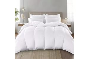 MH Traders Super King Duvet 4.5 Tog, All Year Round Coverless Duvet Ideal for Summer & Winter.Soft and Comfortable Quilt Duvet with Hollowfibre Filling Hypoallergenic and Machine Washable (260x220cm)