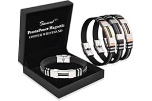 LLELEMAMO Biancat ProstaPower Magnetic Copper Wristband, Magnetic Copper Prostate Band Fashion Bracelets, Lymphvity Detoxification Bracelet, Prostate Wristband for Man Woman - Improves Circulation (All)