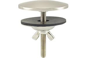 XNTONG - Copertura per Foro del Rubinetto, Copertura Foro da 5 cm, Copertura per Lavello in Ottone Spazzolato, Tappo per Lavello da Cucina e Bagno, Copertura Foro del Lavello (Spazzolato)