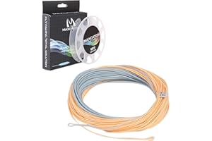 SPRINTON Maximumcatch Fliegenfischen Schnur mit Schlaufen, schwimmende Fliegenschnur 30,5m lang, WF3F/4F/5F/6F/7F/8F, sechs Farbe