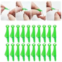 100 Enfile-aiguilles En Plastique Pour Machine à Coudre - Outil De Couture Pratique, Forme Poisson - 5