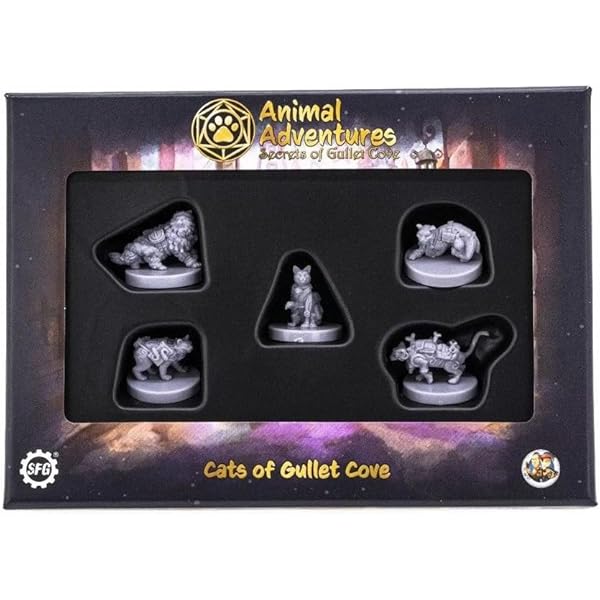 Steamforged Games: Animal Adventures Faraway Sea Sourcebook + Miniature, Mappe E Avventure (Set Da 6 Articoli) - 4