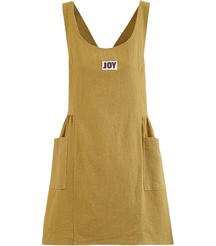 Morbido Cotone Lino Grembiule Da Cucina A Forma Di Croce Color Halter