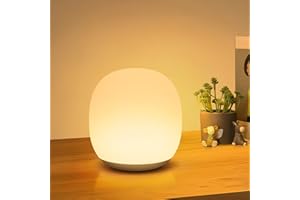 MEDE Baby Night Light Kids Magnetic Touch Lamps Bedside Dimmable LED Night Light Bedroom,Warm/Cool Nightlight with Timer & RGB Changing & Memory,USB Rechargeable Bedside Table Lamp for Breastfeeding