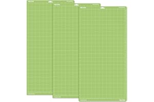 ‎NICAPA NICAPA Matte Standard Grip Schneidematte für Cricut Explore 3/Air 2/Air/Maker Zubehörz [12x24 Zoll, 3er-Pack] klebriges flexibles rutschfeste