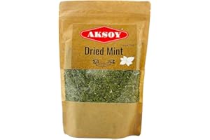 AKSOY MINT PEPPERMINT LEAVES 250G Premium Dried Mint Leaves for Refreshing Mint Tea and Iced Tea - Loose Leaf Peppermint Tea (Packaging May Vary)