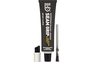 Gear Aid Seam Grip WP wodoodporny uszczelniacz i klej do namiotów i tkanin zewnętrznych, przezroczysty, 28 g (pojedyncze opakowanie)