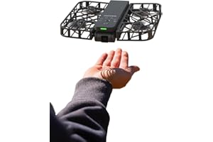 HOVERAir X1 Self-Flying Camera, Pocket-Sized Drone HDR Video Capture, Palm Takeoff, Intelligent Flight Paths, Follow-Me Mode, Foldable Camera Drone with Hands-Free Control Black (Standard)