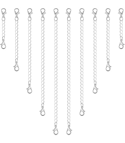 Catena Di Estensione Per Bracciale 5cm Con Moschettone – Argento 925 Senza Nichel, My-Bead - 3