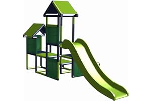 move and stic Mas Gesa Tour d'escalade avec toboggan Pour jeune enfant avec tunnel pour ramper