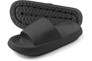 TOPALL Wolkenschuhe Damen Original,Cozyslides Wolken Damen Cloud Slippers Slides,Badeschlappen Badelatschen Damen Herren rutschfest Gummi,Hausschuhe Sandalen Sommer