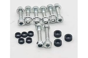 Kerlista,1 Set of Hedge Trimmer Blade Slider,Bolt and Nut fits for sthil HS81 HS81R HS81RC HS81T hs82T HS82R hedgecutters 4237 710 6051