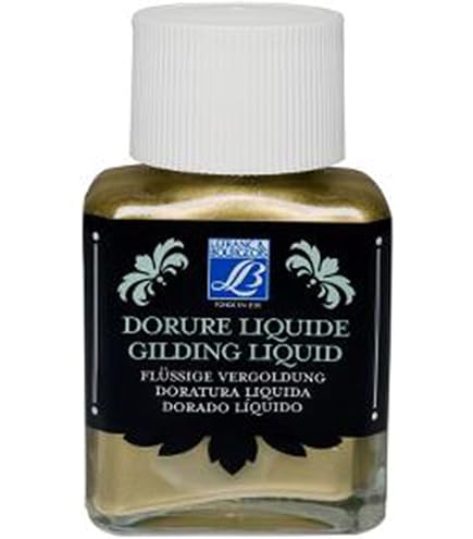 Porporina Fine Oro Stamperia DP01 - Vaso In Vetro 30 Ml - Per Paste Polimeriche, Candele E Craquelé - 2