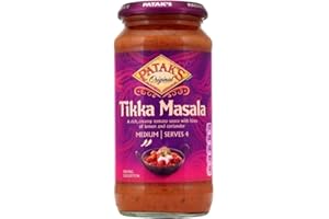 ‎PATAK'S Patak von Tikka Masala Sauce Medium (450g) - Packung mit 2