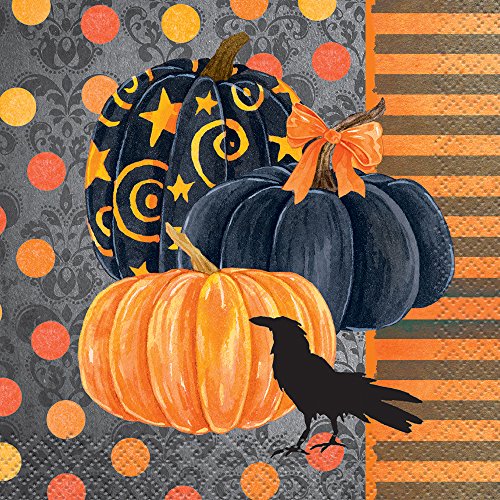 Preisvergleich Produktbild Painted Pumpkin Bev Napkin 24p