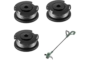 BNFGD 3 Pcs Replacement Spool Line Strimmer Wire Strimmer Spool Replacement Grass Trimmer F016800569 Nylon Strimmer Wire Compatible Spool and Line Compatible Spool Feed Strimmer Line for Garden Lawn Hedge