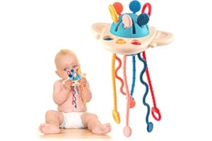 MYDOVA Silicone Montessori, Giochi Sensoriali per Neonati, Giocattoli da Viaggio per Bambini 1 Anno, Bambini per Abilità Motorie Fini, Giocattoli Bambino Regalo 1 Anno