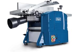 Scheppach Raboteuse & Dégauchisseuse compacte HMS860 | Puissance 1500W | 2 fers en acier rapide | Largeur de rabotage 204mm | Hauteur de passage 120mm | Régime de l'arbre 9000min-1