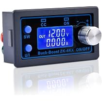 ZK-5KX Convertore buck boost CC CC CV 0,6-36 V 5A 5 V 6 V 12 V 24 V 80 W Modulo di alimentazione Alimentatore da laboratorio regolato regolabile  502