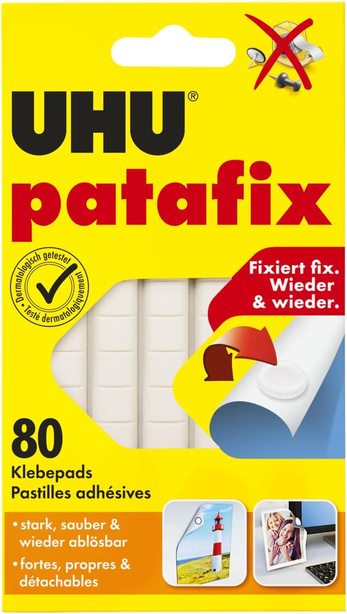 Retour d'Expérience & Bilan Utilisateur : UHU 44810 Patafix Limkuddar Vit 80 Stycken