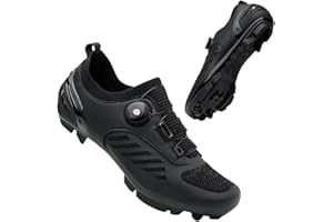 MEIJU Mateju Cycling Shoes Mens and Women, MTB Cycling Shoes Unisex Sneaker Compatible SPD Road Bike Breathable Mountain Bike Shoes Sports Road Cycling Shoes Outdoor Mountain Riding Shoes