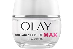 Olay Collagen Peptide MAX* Crema de Día Hidratante Facial, Con Niacinamida y +50%* Glicerina. Cuidado de la Piel Well-aging y para Menopausia, 50 ml