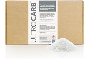 ULTROPOWDER ULTROCARB Ultrasonic Cleaning Powder 200g Makes 10 Litres Ultrasonic Cleaning Fluid Liquid Solution for Engine and Machine Parts Carb Cleaner