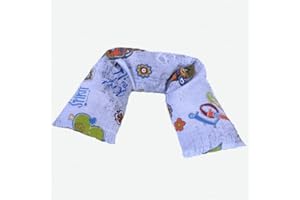 Erboristeria Vita Cuscino Lungo con Semi di Lino Scaldacollo per dolori cervicale - Prodotto in Emilia Romagna (Hippi)