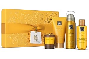 RITUALS The Ritual of Mehr, Small Gift Box - Zestaw łazienkowy z domowym produktem do pielęgnacji skóry ze słodką pomarańczą i drewnem cedrowym - właściwości energetyzujące