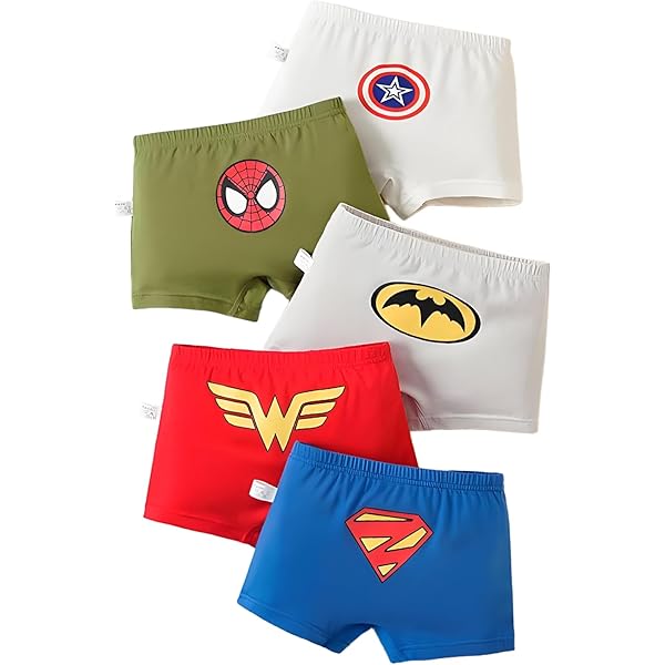Puma Boxer Garçon Enfants Sous-Vêtements 6 Pack