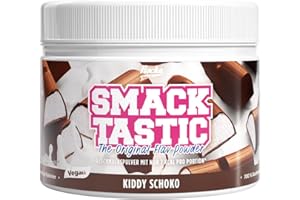 Rocka Nutrition Geschmackspulver SMACKTASTIC | Veganes Flavor Powder mit nur 7 Kcal pro Portion & 100% Geschmack | Vielseitig einsetzbares Aroma-Pulver | 250 g (Kiddy Schoko)