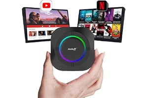 CarlinKit Android 13.0 AIBox adapter - Trådlös CarPlay&Android Auto, 4GB+ Android 13.0 standalone system, Inbyggt Full