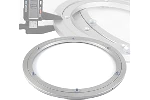 Duchunsheng Plateau Tournant Roulant Roulement De Table 200 300 400 500 600mm, Roulement A Bille pour Rond Table en Verre Domestique, Support Rotatif À 360°, Faire Tourner Plateau pour Table À Manger