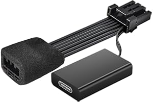 Dashcam Power Adapter 7 Pin (Model C) Custom for Honda Civic CR-V Accord HRV Odyssey Ridgeline and More,Hide The Wires, GPS Radar Mirror Camera Dash Cam Adapter Cable,Connects to Rearview Mirror