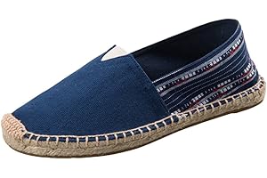 Dooxi Chaussures de Loisirs Unisexes pour Adultes - Confortables - Espadrilles - Chaussures Plates à Enfiler