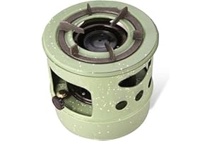 fikujap Petroleumofen Für Innenräume, Mini Petroliumheizung, Tragbarer Petroleumheizer, 12 Docht Petroleumofen, Typ 44, Coalstove